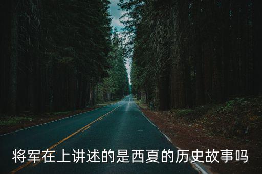 將軍在上講述的是西夏的歷史故事嗎