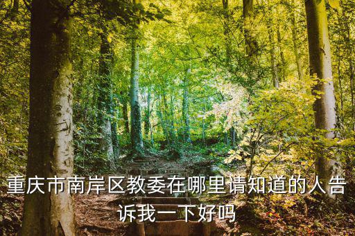 重慶市南岸區(qū)教委在哪里請(qǐng)知道的人告訴我一下好嗎