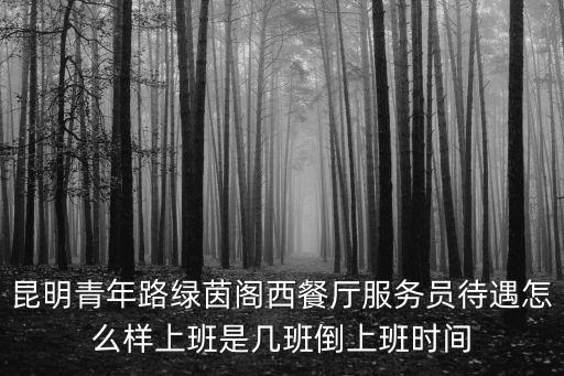 昆明青年路綠茵閣西餐廳服務(wù)員待遇怎么樣上班是幾班倒上班時(shí)間