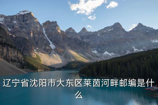 遼寧省沈陽市大東區萊茵河畔郵編是什么
