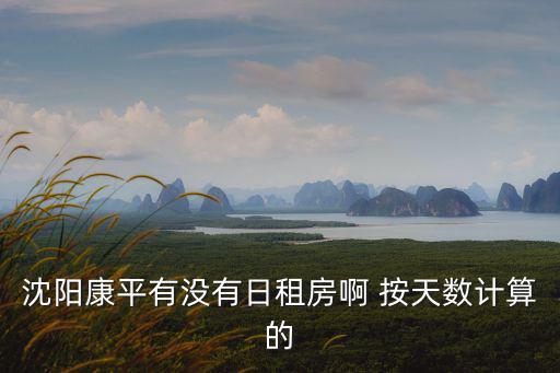 沈陽康平有沒有日租房啊 按天數計算的