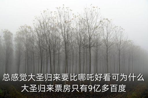 大圣歸來(lái)票房，大圣歸來(lái)大魚(yú)海棠的總票房是多少