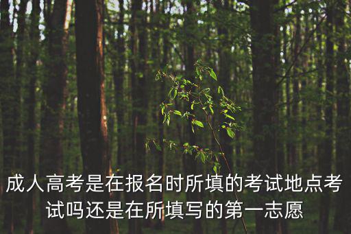 成人高考考試地點(diǎn)，縣級(jí)成人高考的考試地點(diǎn)會(huì)設(shè)在哪啊 本縣的一中