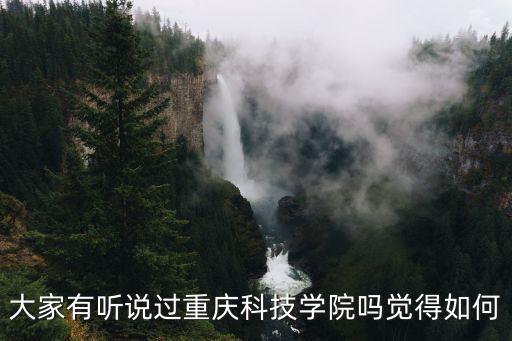 大家有聽說過重慶科技學(xué)院嗎覺得如何