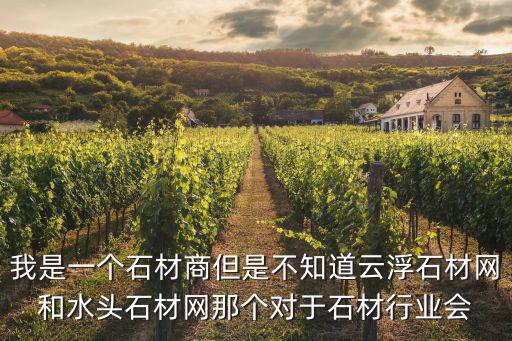我是一個(gè)石材商但是不知道云浮石材網(wǎng)和水頭石材網(wǎng)那個(gè)對(duì)于石材行業(yè)會(huì)