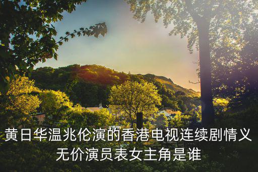 黃日華溫兆倫演的香港電視連續(xù)劇情義無價演員表女主角是誰