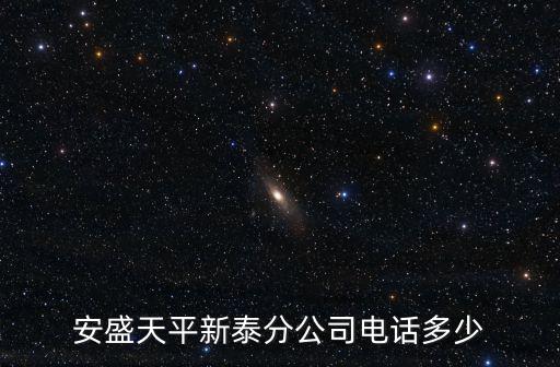 安盛天平新泰分公司電話多少