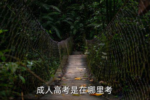 成人高考是在哪里考