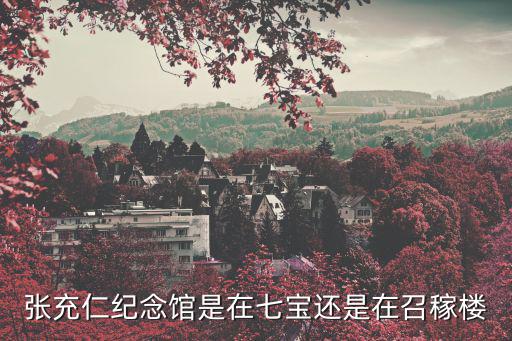 張充仁，張充仁紀念館是在七寶還是在召稼樓