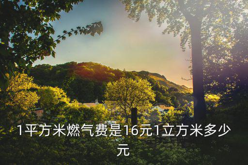 一方天然氣多少錢，銀川天然氣一立方多少錢
