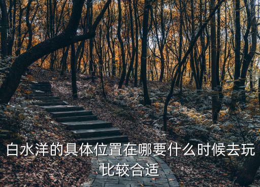 白水洋的具體位置在哪要什么時(shí)候去玩比較合適