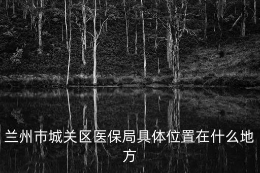 蘭州市城關(guān)區(qū)醫(yī)保局具體位置在什么地方