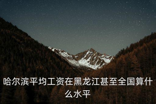 哈爾濱平均工資，哈爾濱職工月平均工資是多少