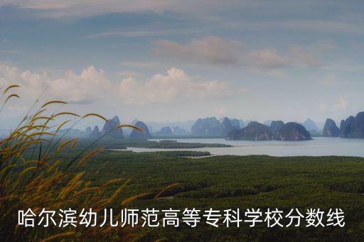 哈爾濱幼兒師范高等專科學(xué)校分?jǐn)?shù)線