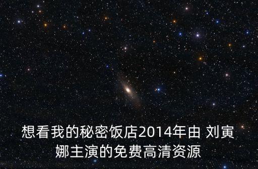 想看我的秘密飯店2014年由 劉寅娜主演的免費高清資源