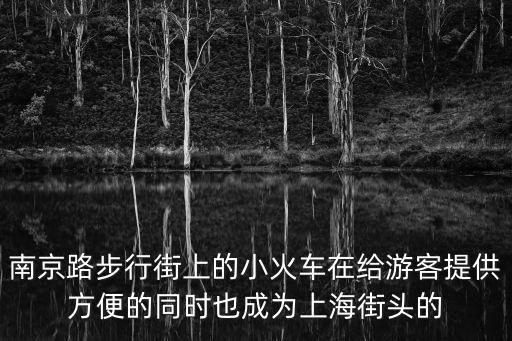 南京路步行街上的小火車在給游客提供方便的同時也成為上海街頭的