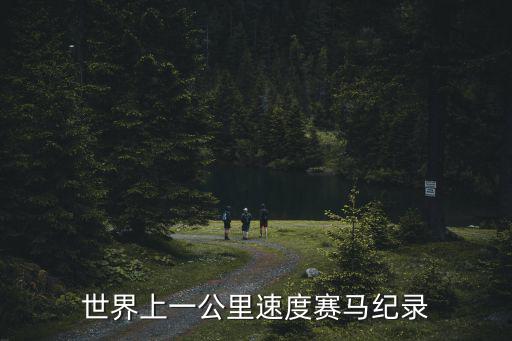 世界上一公里速度賽馬紀錄