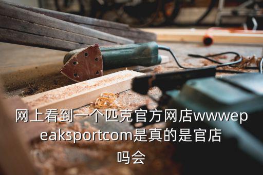 網上看到一個匹克官方網店wwwepeaksportcom是真的是官店嗎會