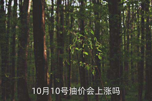 10月10號油價會上漲嗎