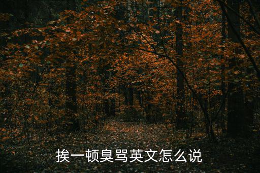臭罵，如果臭罵領導一頓會是什么后果
