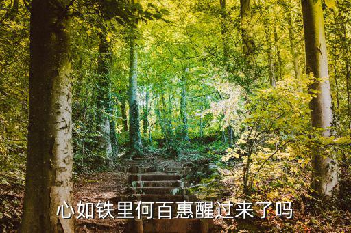 心如鐵里何百惠醒過來了嗎