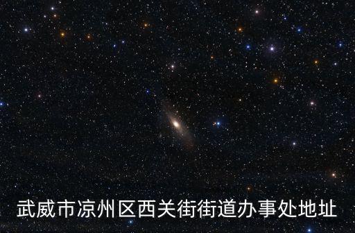 武威市涼州區(qū)西關街街道辦事處地址