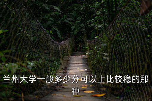 蘭州大學一般多少分可以上比較穩的那種