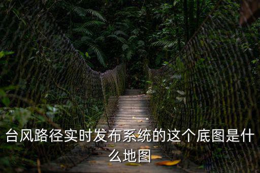 臺風路徑實時發布系統的這個底圖是什么地圖