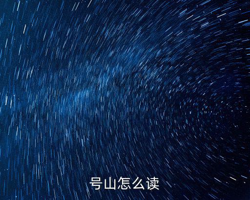 號山，王安石號什么
