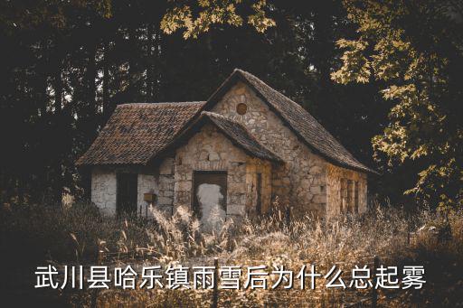 武川縣哈樂鎮雨雪后為什么總起霧