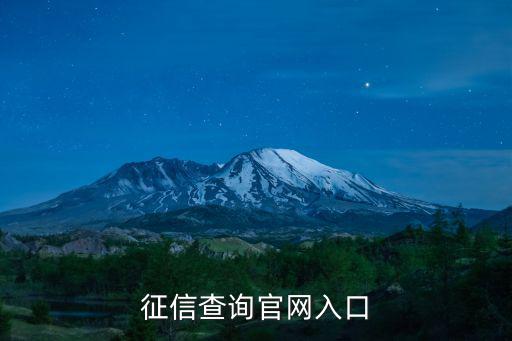 個人征信查詢官網入口，征信中心個人信用查詢