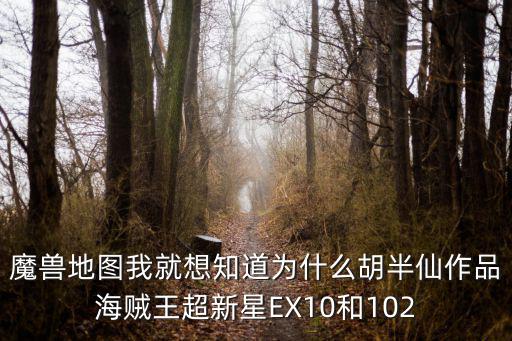 胡半仙，魔獸地圖我就想知道為什么胡半仙作品海賊王超新星EX10和102