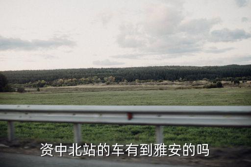 資中北站的車有到雅安的嗎