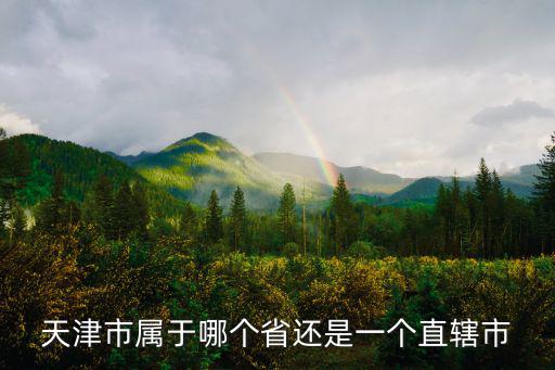 天津市屬于哪個(gè)省還是一個(gè)直轄市