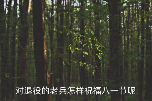 對退役的老兵怎樣祝福八一節呢