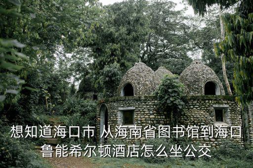 海口希爾頓，想知道海口市 從海南省圖書(shū)館到海口魯能希爾頓酒店怎么坐公交