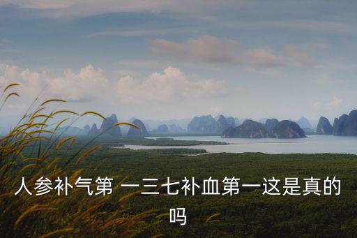 人參補氣第 一三七補血第一這是真的嗎