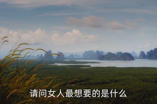 請問女人最想要的是什么