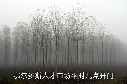 鄂爾多斯人才市場平時幾點(diǎn)開門