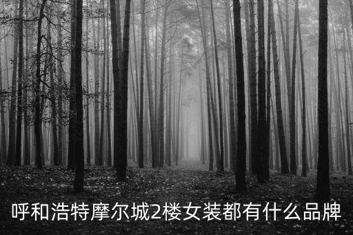 呼和浩特摩爾城2樓女裝都有什么品牌