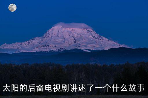 太陽的后裔劇情，太陽的后裔劇情介紹