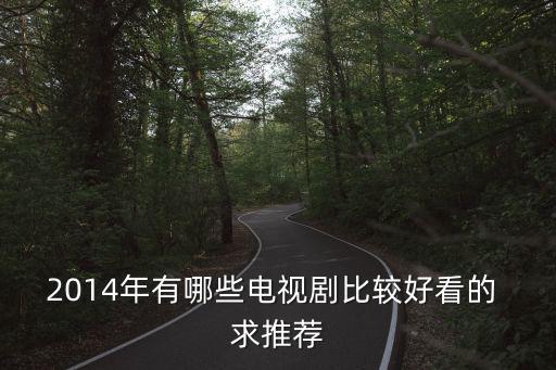 2014年電視劇，2014好看的電視劇