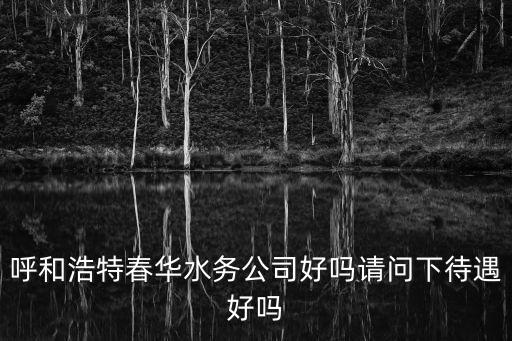 呼和浩特春華水務公司好嗎請問下待遇好嗎
