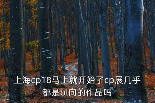 上海cp，上海cp18馬上就開始了cp展幾乎都是bl向的作品嗎