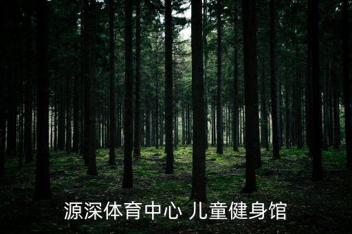 源深體育中心 兒童健身館