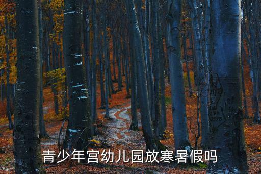 青少年宮幼兒園放寒暑假嗎