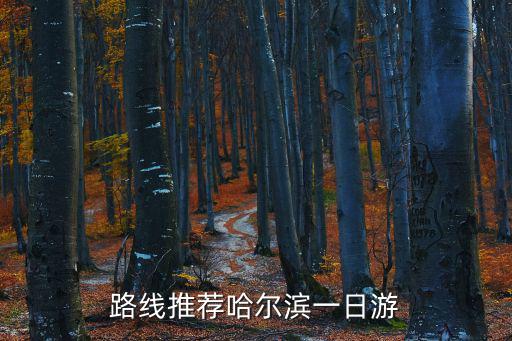 路線推薦哈爾濱一日游