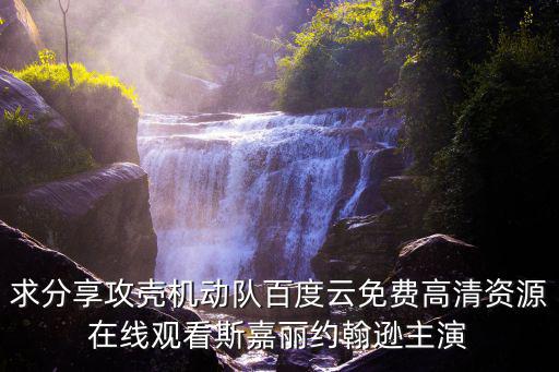 求分享攻殼機(jī)動(dòng)隊(duì)百度云免費(fèi)高清資源在線觀看斯嘉麗約翰遜主演