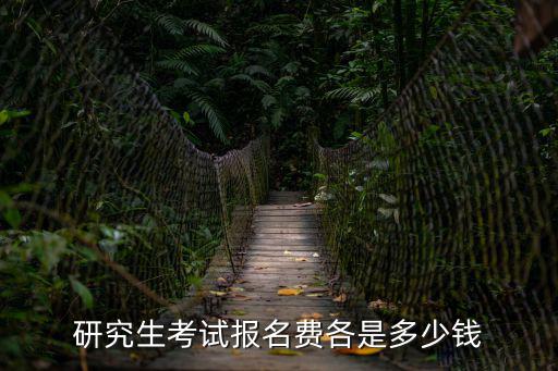 考研報名多少錢，研究生報考費是多少