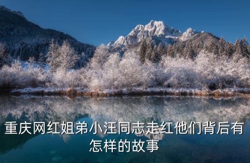 重慶網紅姐弟小汪同志走紅他們背后有怎樣的故事